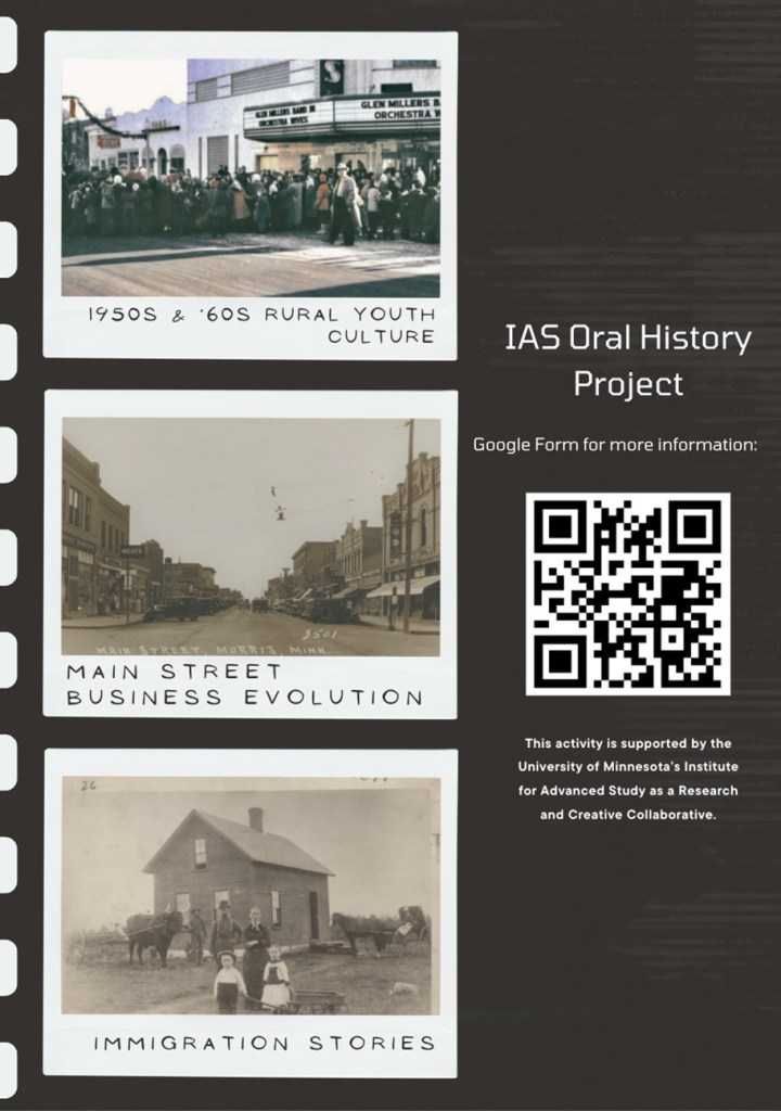 IAS Oral History Project
- 1950s & '60s Rural Youth Culture
- Main Street Business Evolution
- Immigration Stories